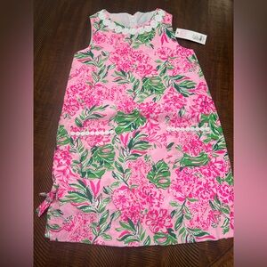 Lilly Pulitzer Pink and Green Floral Dress